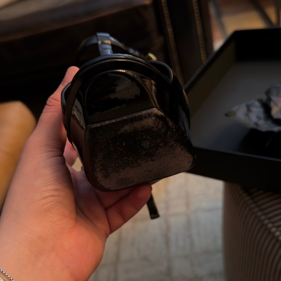 Saint Laurent tribute T-strap platform sandal heels - Picture 13 of 16